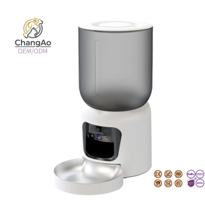 OEM/ODM Automatic Cat Dog Feeder with HD Camera | WiFi App Timer | Stainless Steel Bowl Dual Power CE RoHS