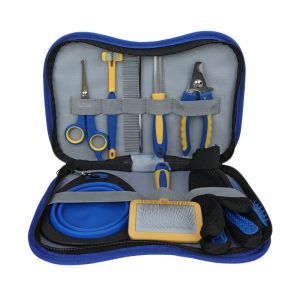 Cat Dog Pet Grooming Kit Tool Bag Dog Grooming Set