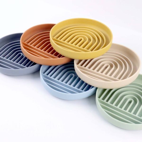 主图-1 Wholesale Silicon Pet Food Accessories Product Slow Feeder Dog Puzzle Bowl Lick Mat Pet Bowls Feeders