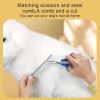 Cat Dog Pet Grooming Kit Tool Bag Dog Grooming Set
