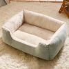 High Quality Factory Custom Logo Design Dog Beds Warm Orthopedic Dog Bed Pet Bed for Dogs
