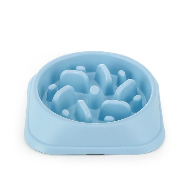 Wholesale Custom Logo Color Box Portable Plastic Slow Feeder Dog Bowl