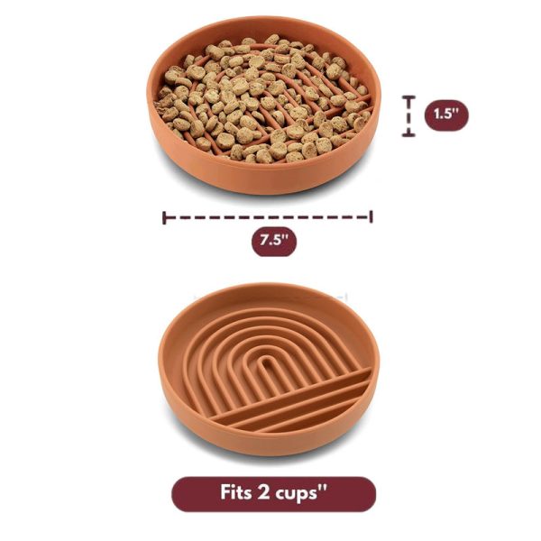 主图-5 Wholesale Silicon Pet Food Accessories Product Slow Feeder Dog Puzzle Bowl Lick Mat Pet Bowls Feeders